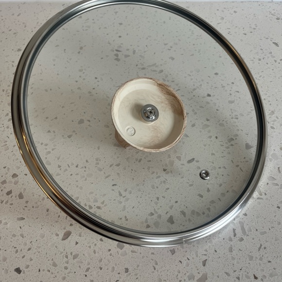 Natural elements Glass Lid with Wooden Handle 10in - Picture 2 of 2